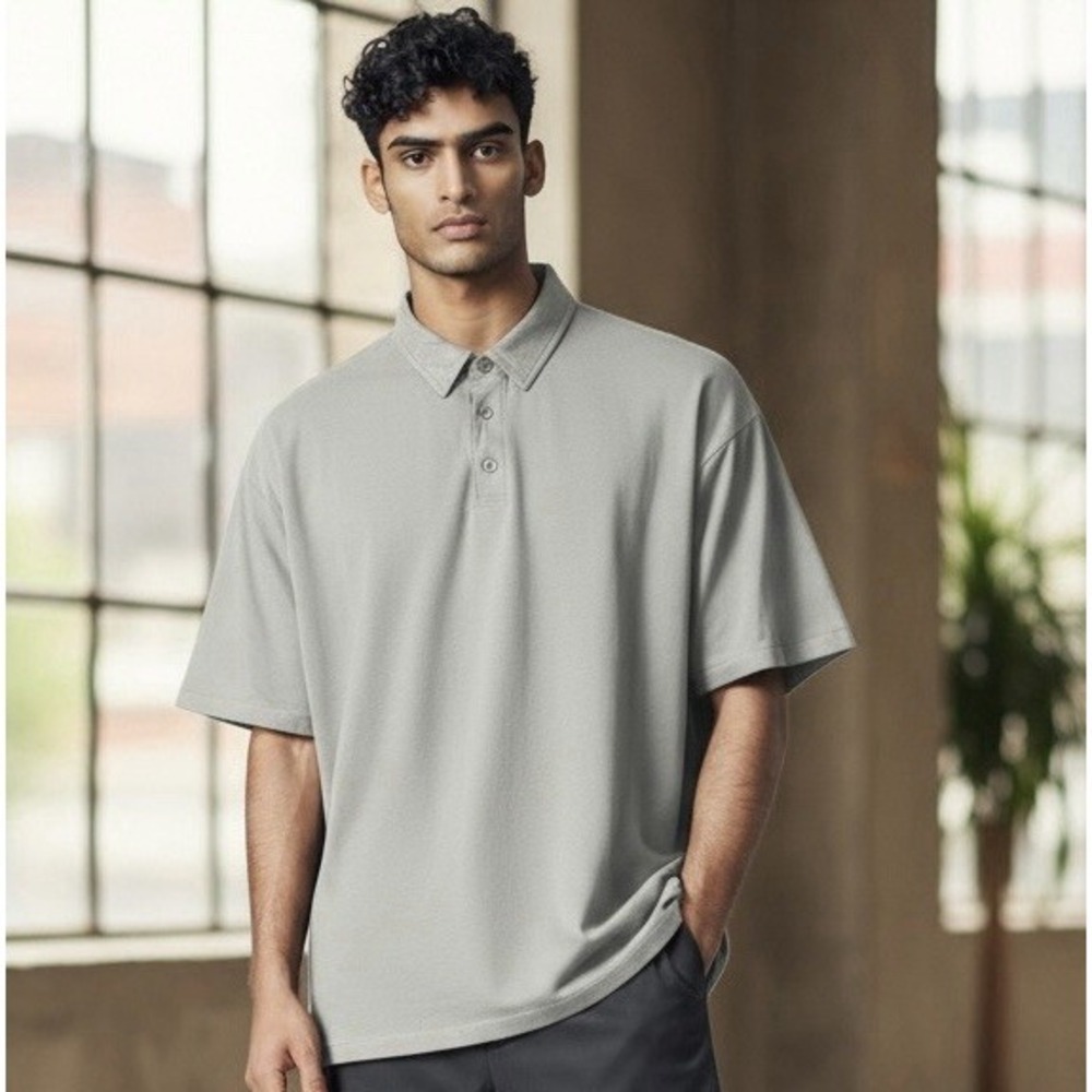 Vuori Strato Tech Polo Mens 2XL Gray Performance‎ Stretch Soft Preppy Athleisure